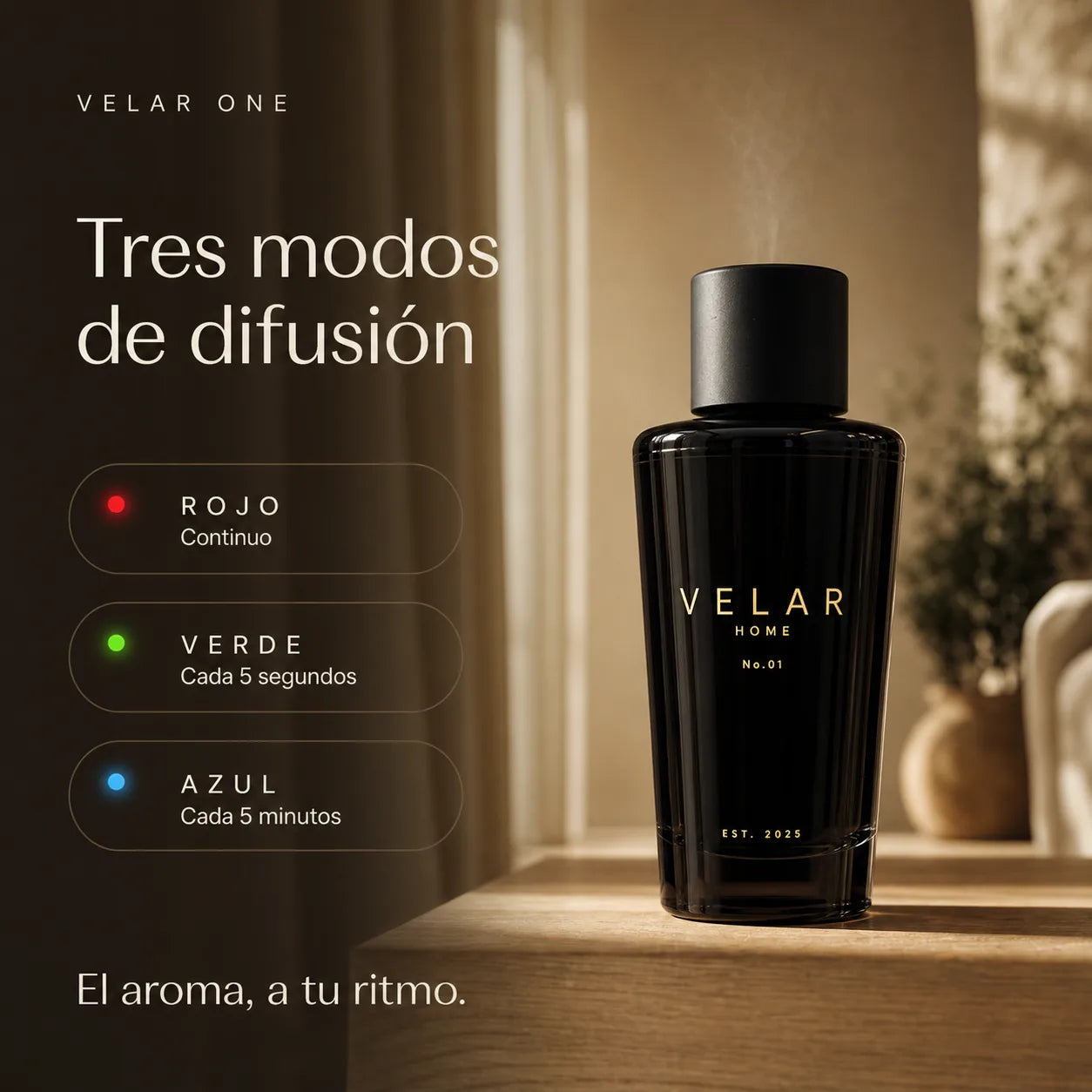 Los tres modos de difusión de Velar One